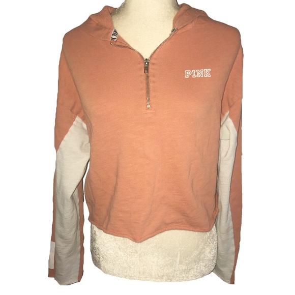 Victoria’s Secret Pink Cropped Hoodie - Picture 1 of 4
